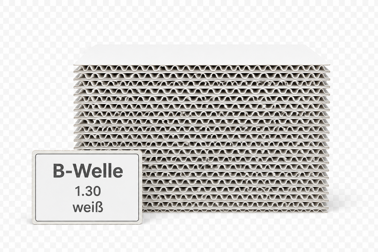 Wellpappe B-Welle 1.30 braun